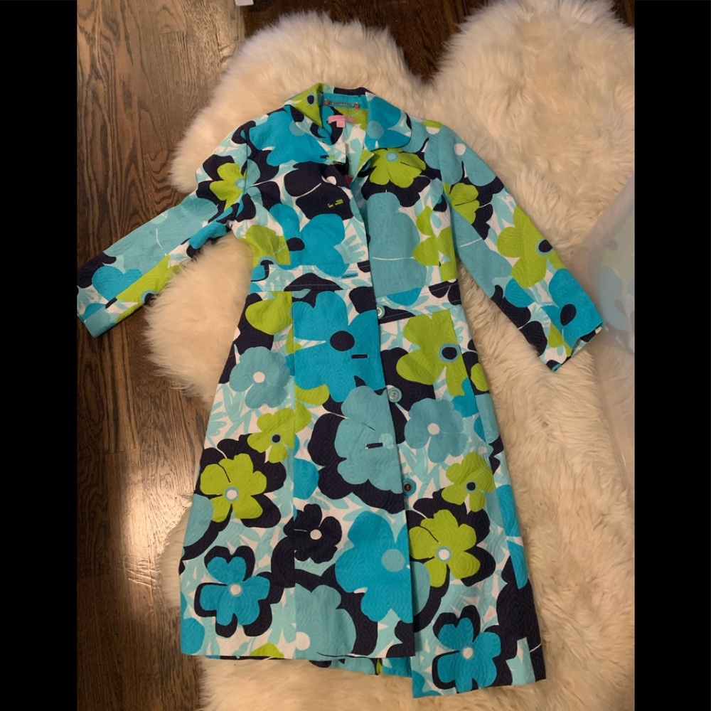 Lilly Pulitzer Kiera Trench Coat XS